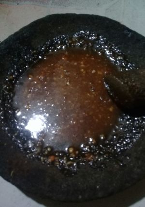 Foto resep Sambal pencokan atau sambal rujak😋😋
