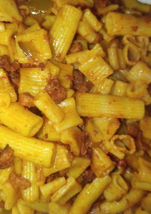 عکسی از دستور ماکارونی با سویا🥺🍝