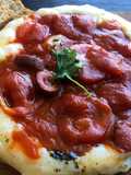 Provoleta al pomodoro con mini tostaditas integrales!!