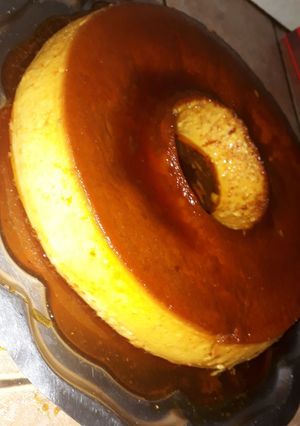 Una foto de Flan fácil