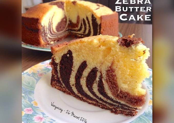 Nasi Lemak Lover: Zebra Butter Cake 斑马蛋糕