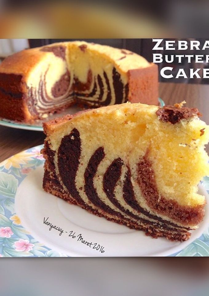 Foto resep Zebra Butter Cake