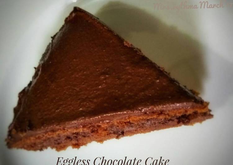 Eggless Chocolate Cake yang nyoklat bangeed 🍰🍫