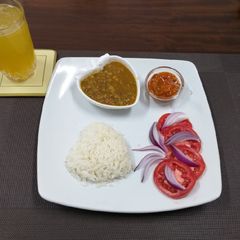 A picture of Green Grams & Rice#My staple food contest.