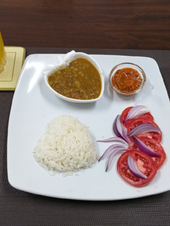 A picture of Green Grams & Rice#My staple food contest.