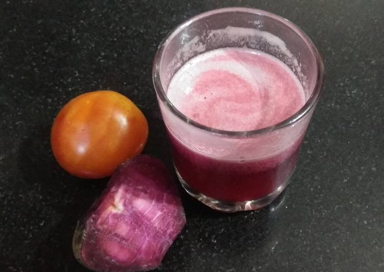 Recipe of Quick Tomato beetroot juice