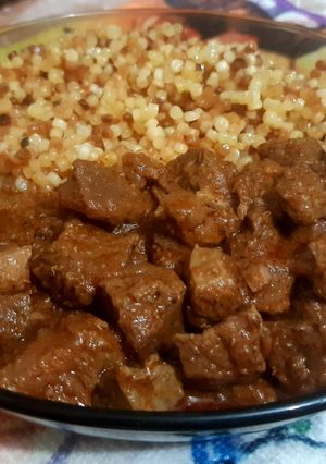 Vörösboros marhapörkölt recept fotója