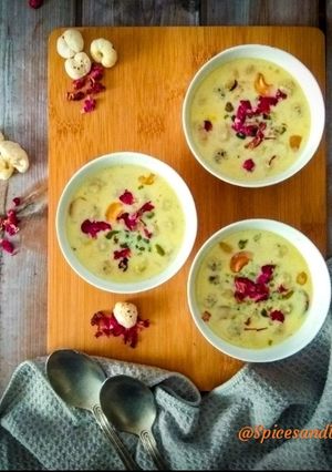 A picture of Makhane ki Kheer.