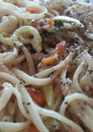Una foto de Tallarines salteados! 🍝