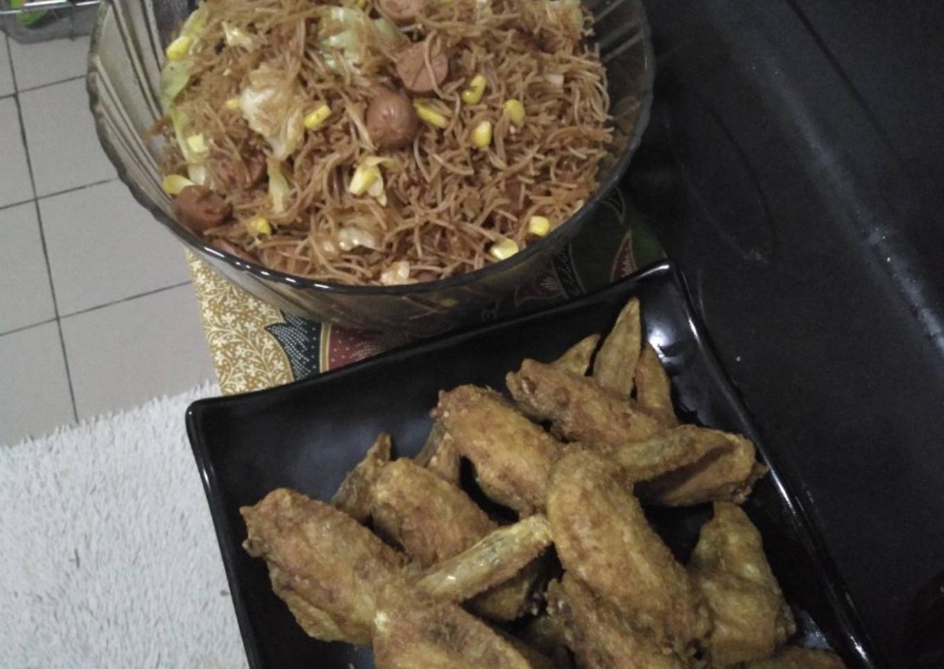 Menjadi Mee Bakar dengan Hirisan Ayam (Buat Semula)