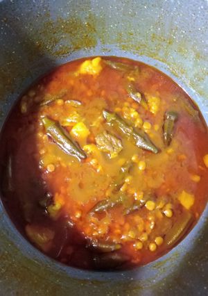 عکسی از دستور خورشت بامیه