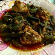 Gravy Bhindhi chicken