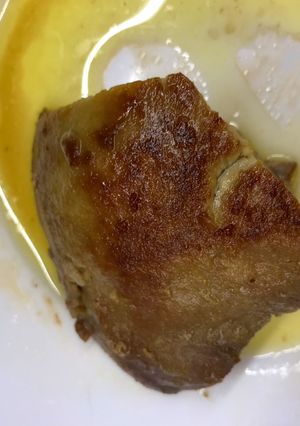 Kacsamáj sütve recept fotója