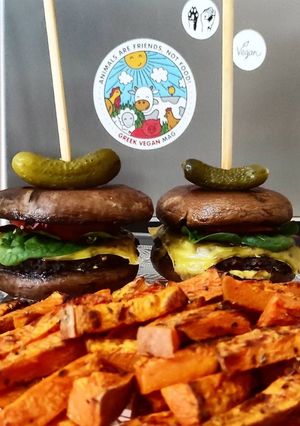 Φωτογραφία της συνταγής Vegan Burger διαίτης χωρίς ψωμί