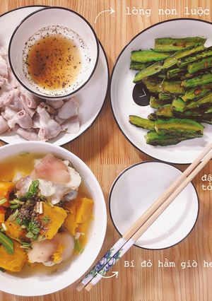 Hình của món Cơm tối đơn giản.