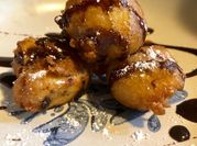A picture of pancake mix fried