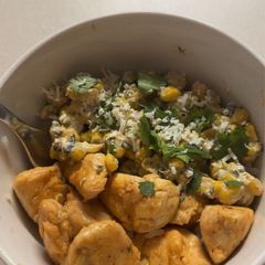 A picture of Street Corn Chicken Bowls.