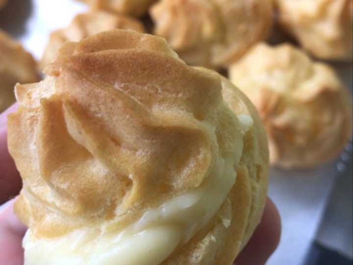 Anti Ribet, Buat Kue sus / mini cream puff Yang Rasanya Juara Banget