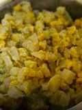 Plantain stem with curd