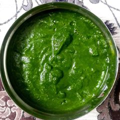 A picture of Pudina Chutney.