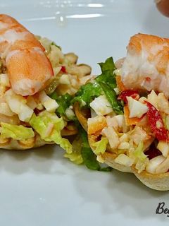 Una foto de Salpicón de marisco para tartaletas
