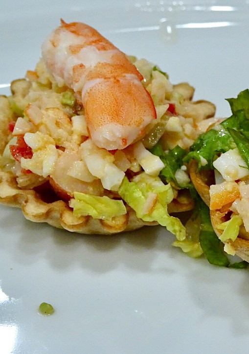 Una foto de Salpicón de marisco para tartaletas