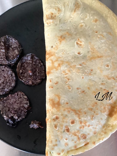 Una foto de Creps rellenos de carne