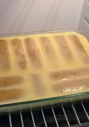 Una foto de Postre de vainillas