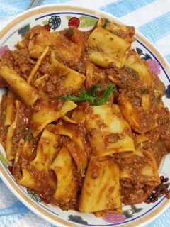 صورة لوصفة معكرونه باللحم 😋😋