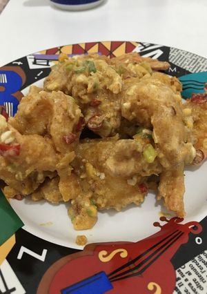 Foto resep Udang telor asin