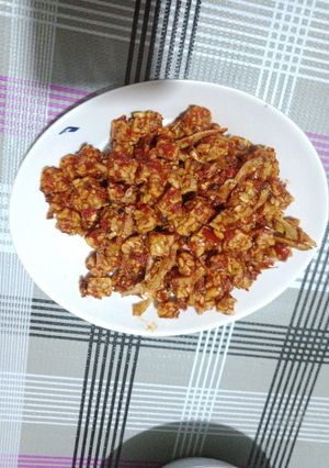 Foto resep Sambel tempe teri kering