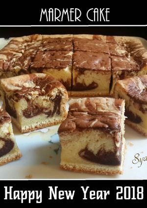 Foto resep Cake Marmer Pak Sahak (All In One Method)