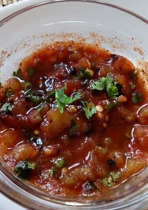 A picture of Tomato Chutney#themechallenge.