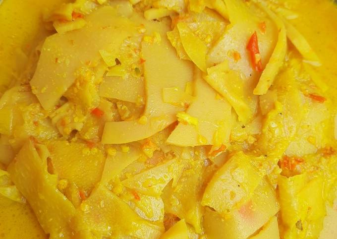 Cara Memasak Rebung kuah santan Enak Terbaru