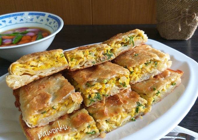 Resep 462.Martabak Telur ala Kaki 5, Enak