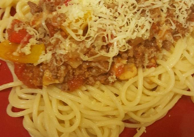 Recipe of Any-night-of-the-week Sara tasty spag bol