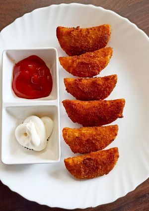 A picture of Prawns Rissois.