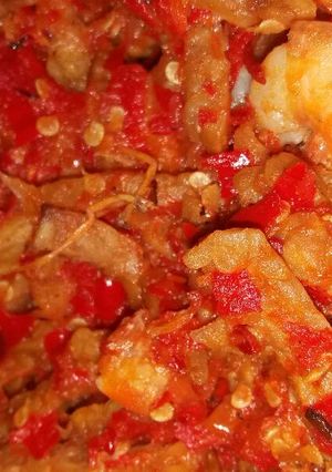 Foto resep Balado tempe + udang