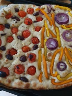 Foto di Focaccia ultramorbida con lievito madre cotta sul barbecue