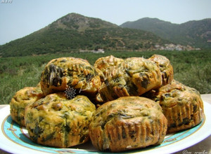 Φωτογραφία της συνταγής Αλμυρά muffins με σπανάκι και φέτα
