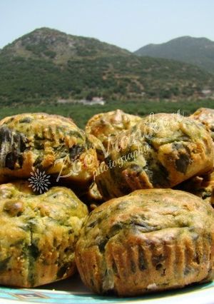 Φωτογραφία της συνταγής Αλμυρά muffins με σπανάκι και φέτα