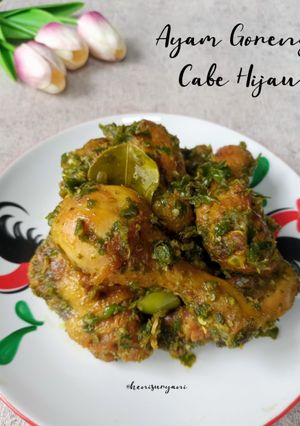 Foto resep Ayam Goreng Cabe Hijau