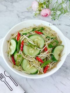 Foto resep Oseng Tauge Timun