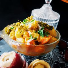 Mix vegetable with Cream A picture of Mix vegetable with Cream.