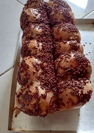 Foto resep Roti sobek coklat keju
