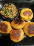 Baingan Chokha and Bati