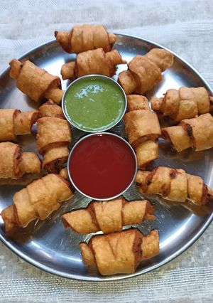 A picture of Spicy Potato Croissant.