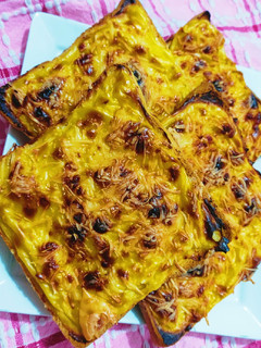 Foto resep Hokkaido Cheese Toast Bread/Roti Panggang Topping Keju