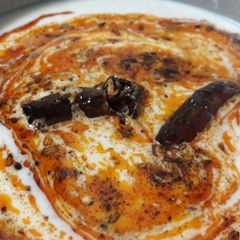 A picture of Carrot onion raita.