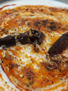 A picture of Carrot onion raita.